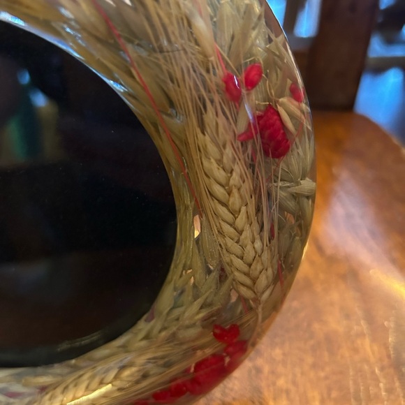 Vintage Riccardo Marzi Lucite Wheat Picture Frame - Picture 5 of 7